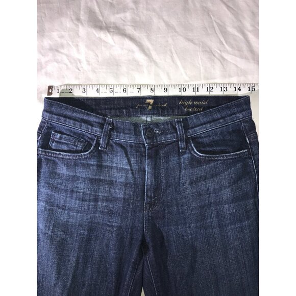 7 For All Mankind  Women's High Waist Bootcut Western Style Boho Chic Jeans - Picture 5 of 9